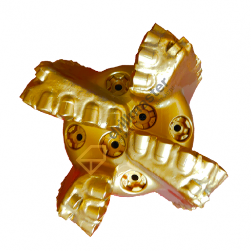 8 3/4" PDC долото буровое 16mm режущий зуб 4 Нож